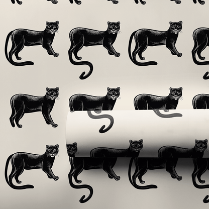 Black Streak - Wrapping Paper - Aspen & Arlo