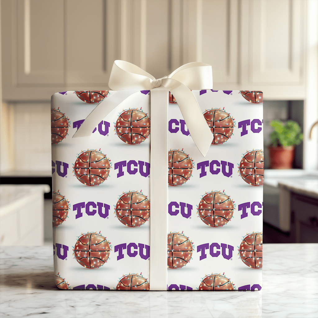 TCU Slam Dunk - Wrapping Paper - Aspen & Arlo