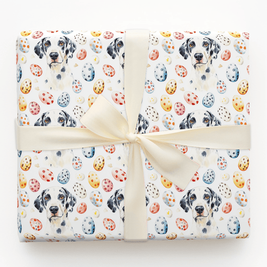 Easter Eggs with the Dalmatian - Wrapping Paper - Aspen & Arlo