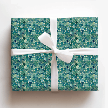 Emerald Mosaic - Wrapping Paper - Aspen & Arlo