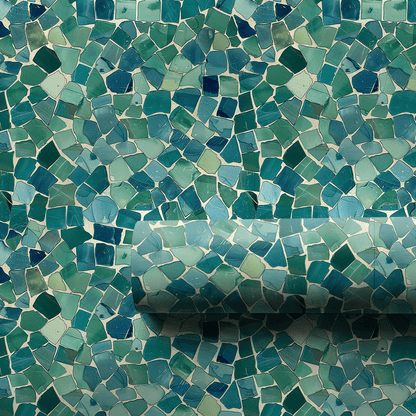 Emerald Mosaic - Wrapping Paper - Aspen & Arlo