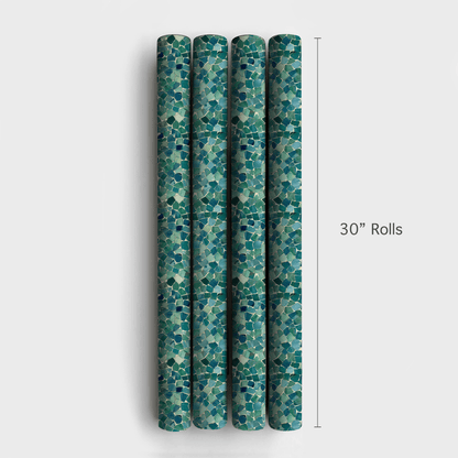 Emerald Mosaic - Wrapping Paper - Aspen & Arlo