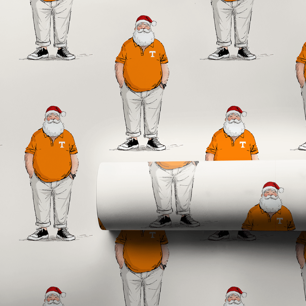 Vol Santa Polo - Wrapping Paper - Aspen & Arlo