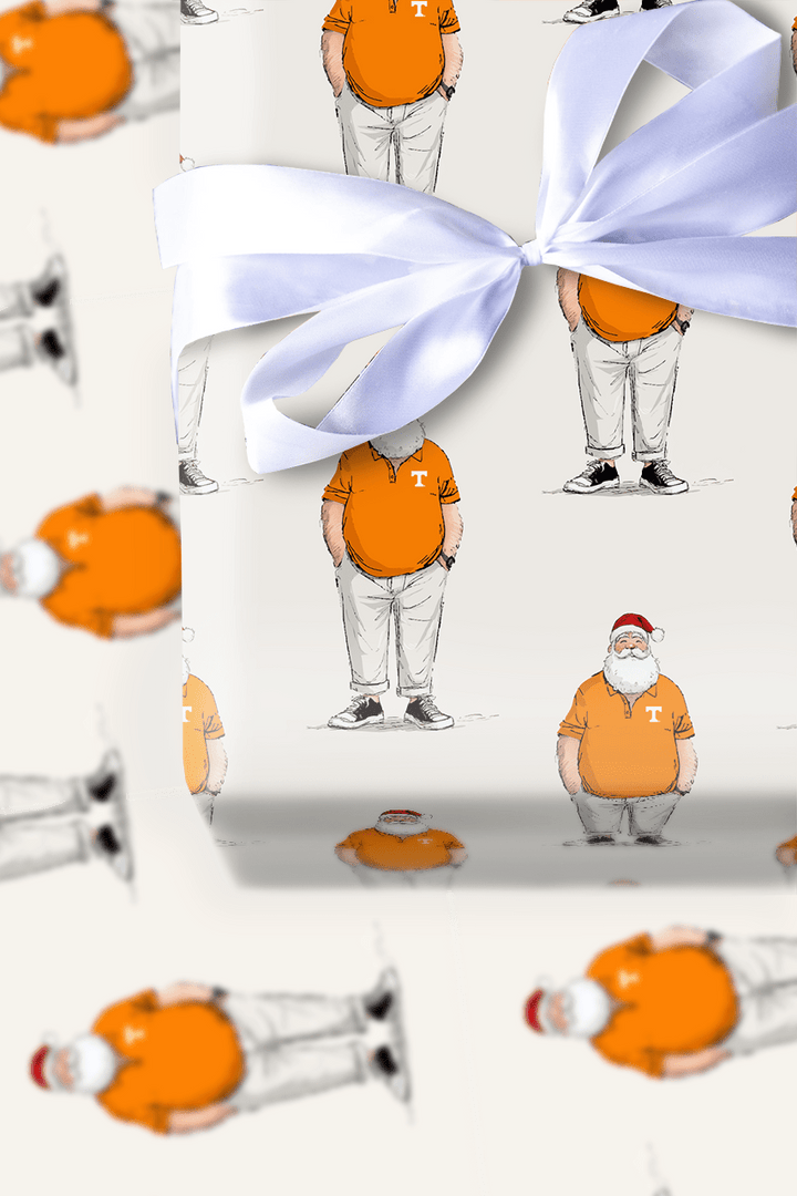 Vol Santa Polo - Wrapping Paper - Aspen & Arlo