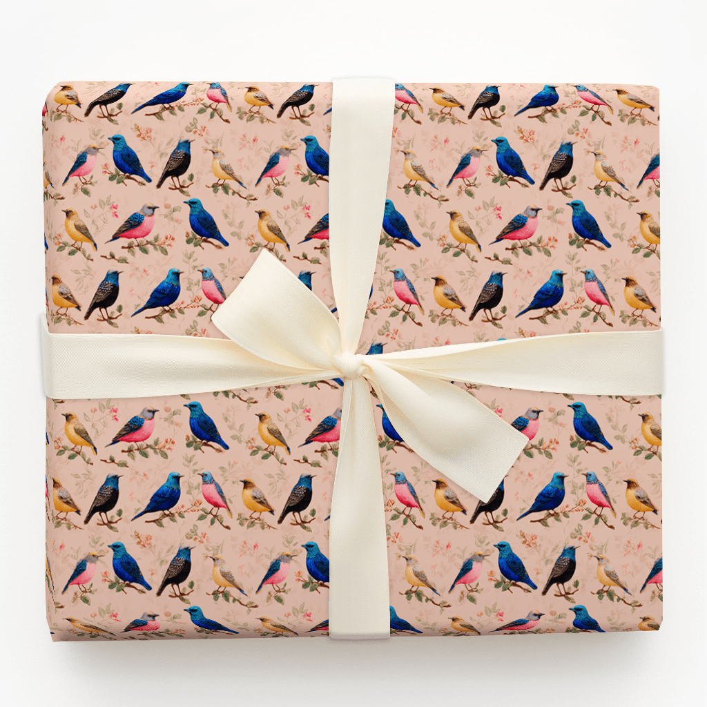 Posh Feathers - Wrapping Paper - Aspen & Arlo