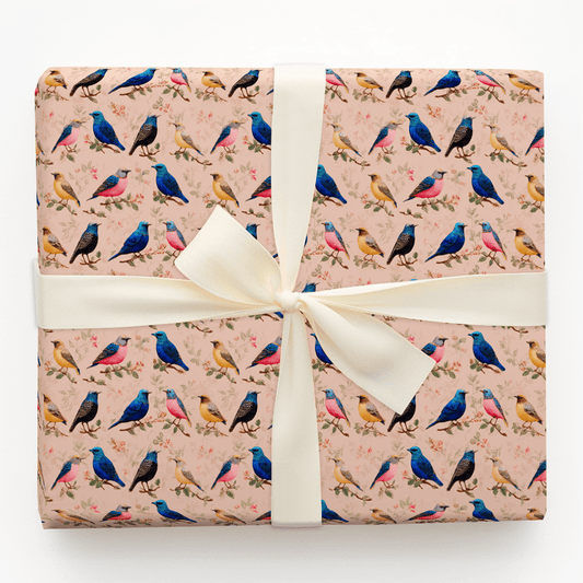 Posh Feathers - Wrapping Paper - Aspen & Arlo