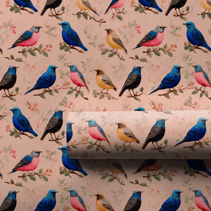 Posh Feathers - Wrapping Paper - Aspen & Arlo