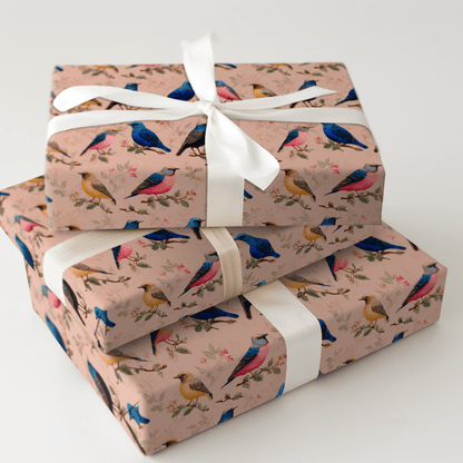 Posh Feathers - Wrapping Paper - Aspen & Arlo
