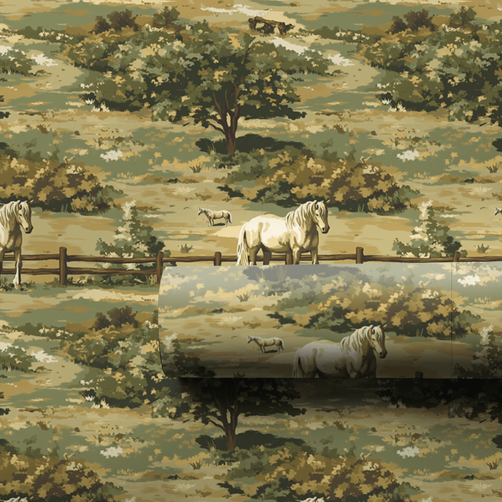 Mustang Morning - Wrapping Paper - Aspen & Arlo