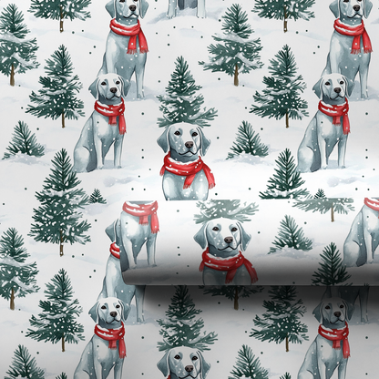 Snow Day for Silver Lab - 1 Roll