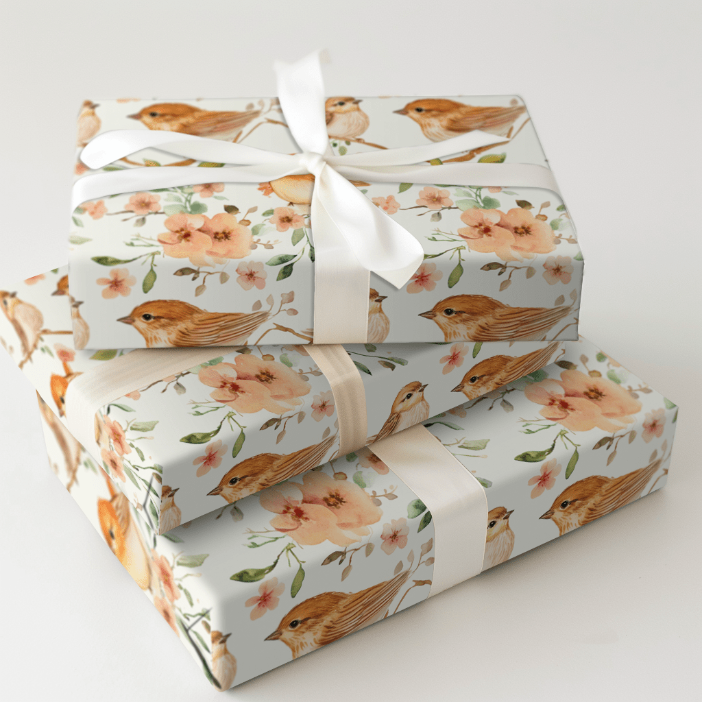 Tweet Pea - Wrapping Paper - Aspen & Arlo