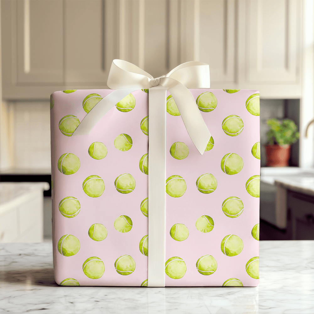 Tennis Ball Bliss - Wrapping Paper - Aspen & Arlo