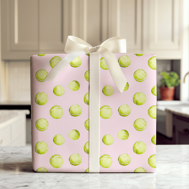 Tennis Ball Bliss - Wrapping Paper - Aspen & Arlo