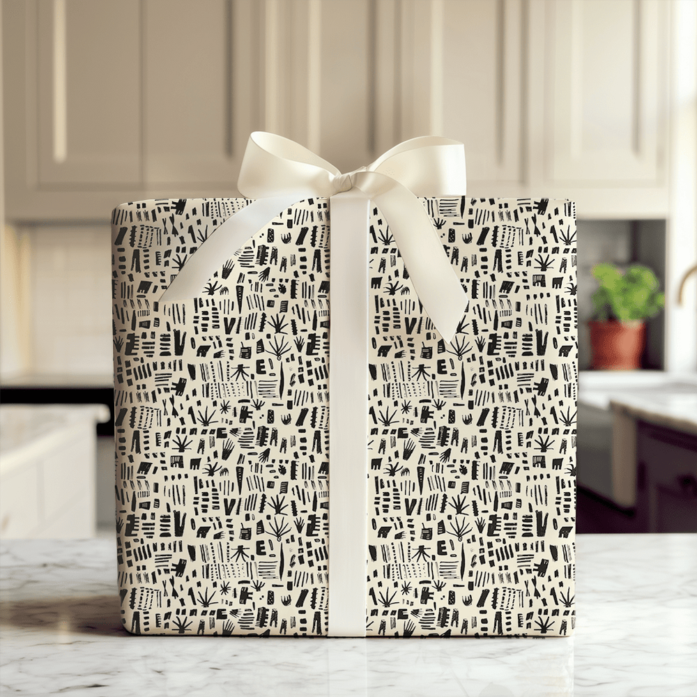 Aztec Tangent - Wrapping Paper - Aspen & Arlo