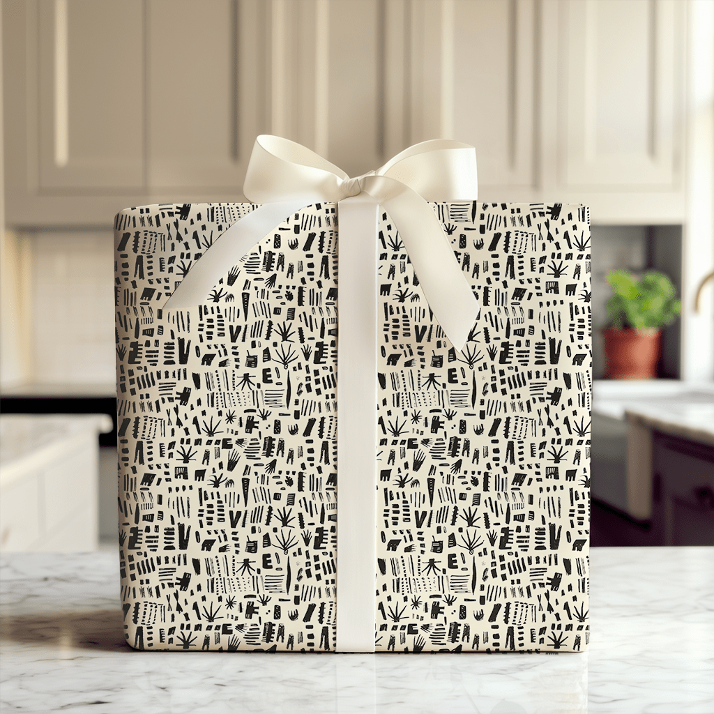 Aztec Tangent - Wrapping Paper - Aspen & Arlo