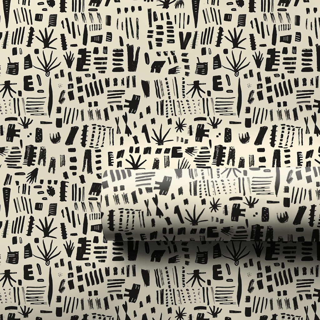 Aztec Tangent - Wrapping Paper - Aspen & Arlo