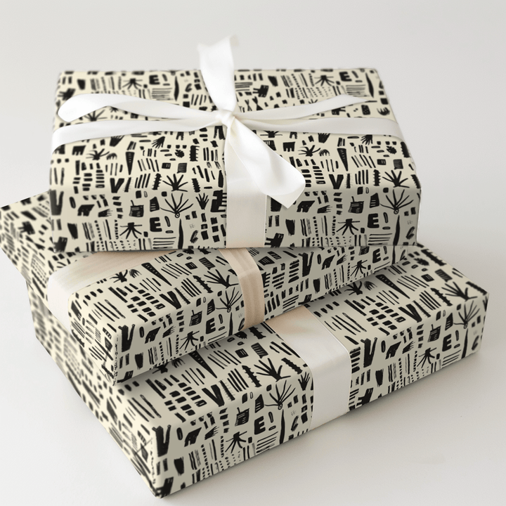 Aztec Tangent - Wrapping Paper - Aspen & Arlo