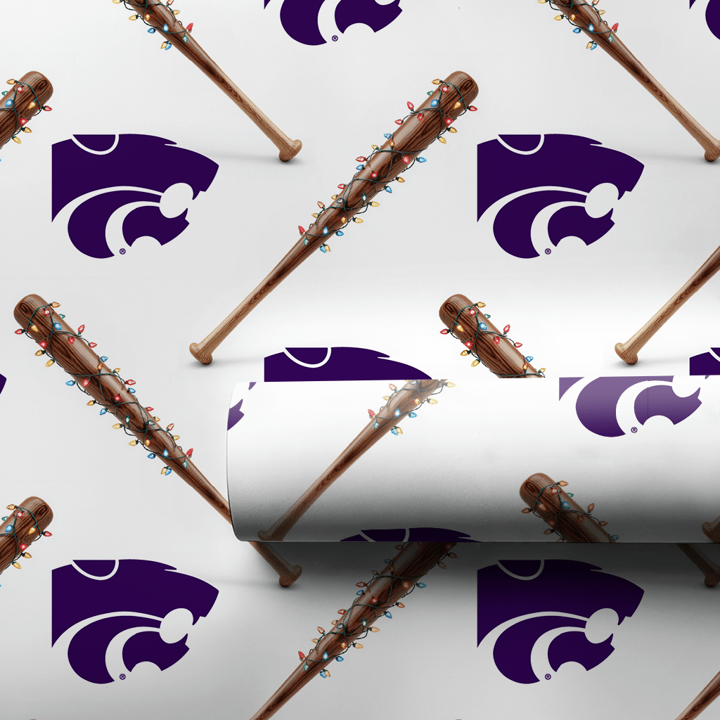 Wildcat Holiday Sluggers - Wrapping Paper - Aspen & Arlo