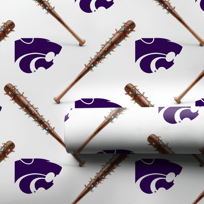Wildcat Holiday Sluggers - Wrapping Paper - Aspen & Arlo