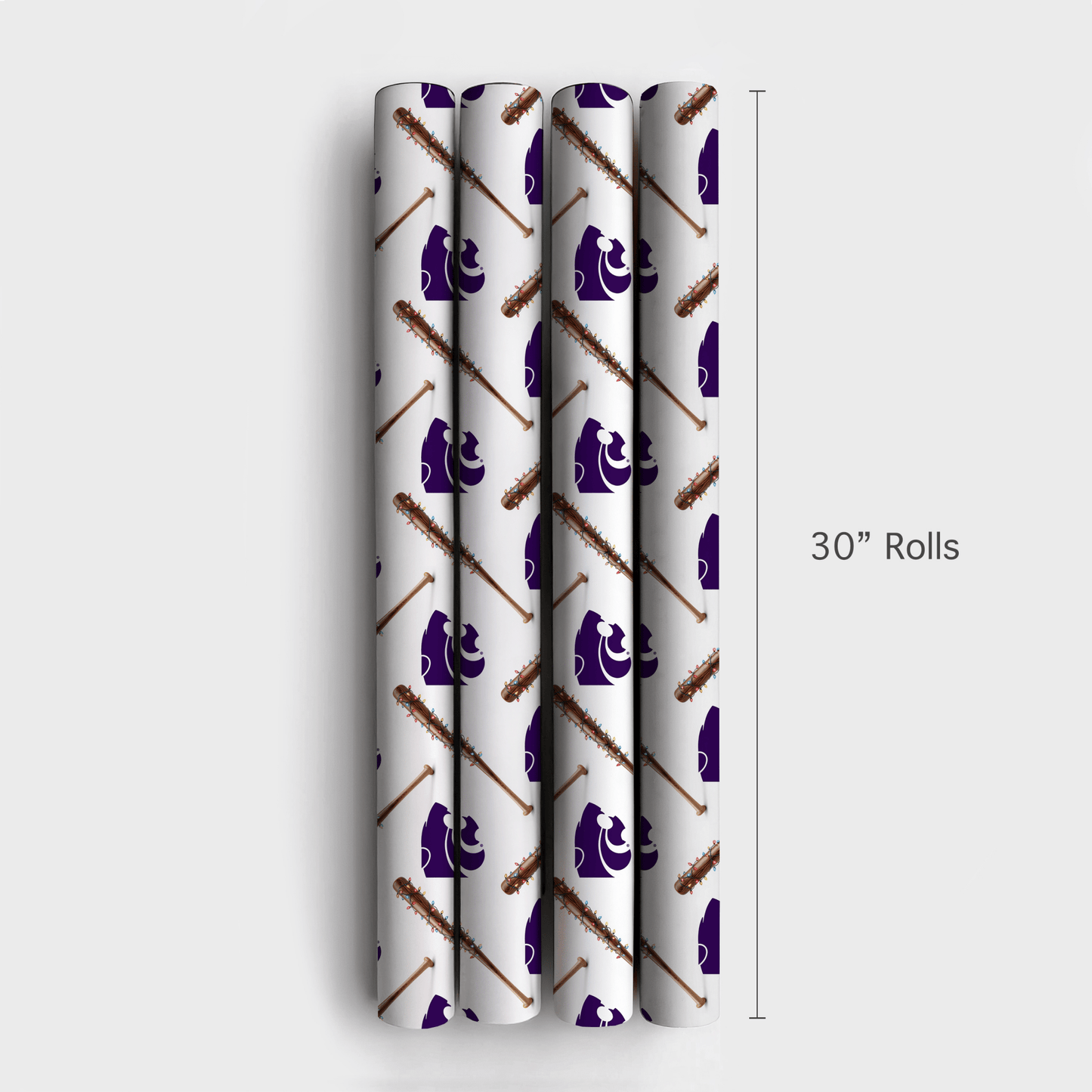 Wildcat Holiday Sluggers - Wrapping Paper - Aspen & Arlo