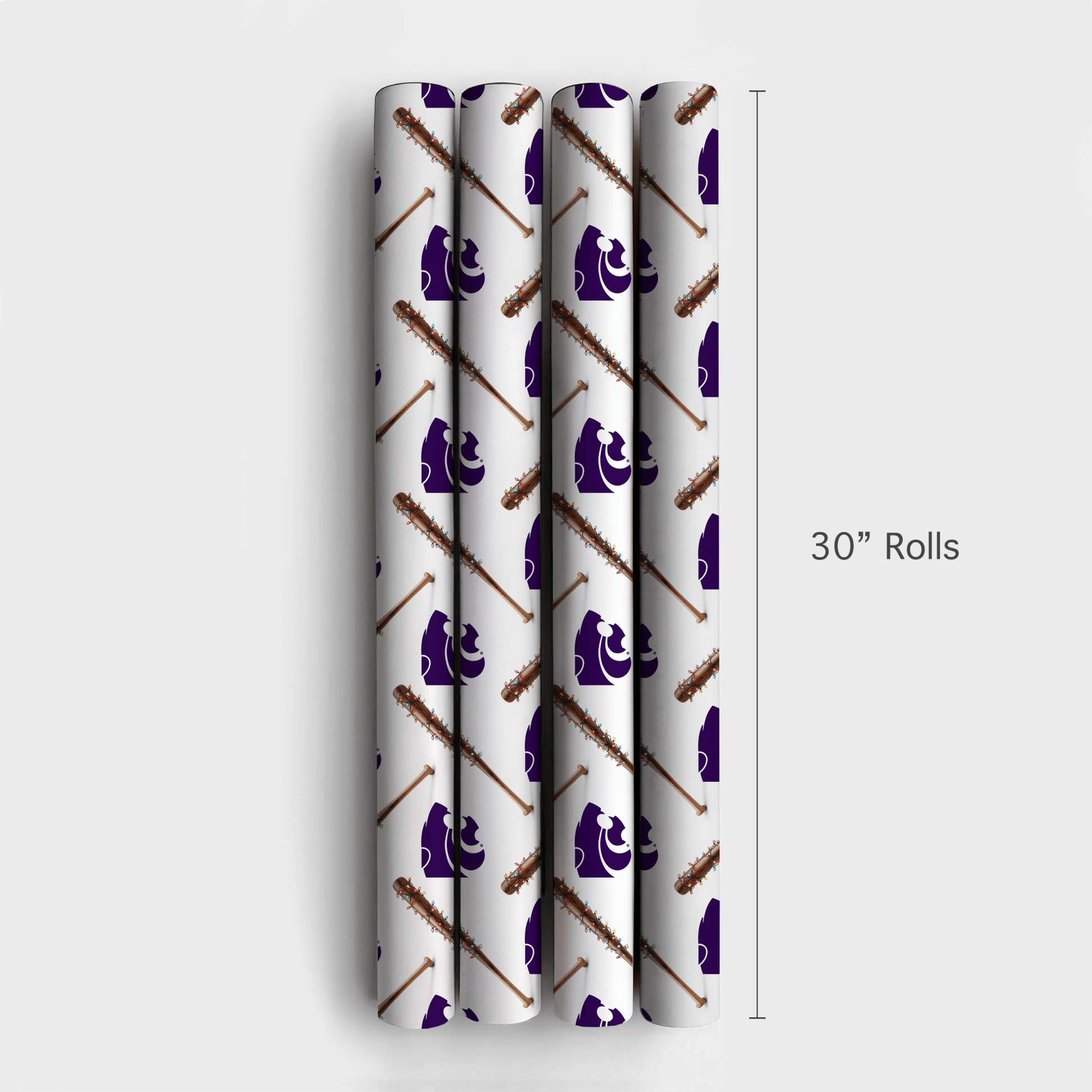 Wildcat Holiday Sluggers - Wrapping Paper - Aspen & Arlo