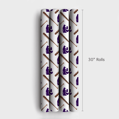 Wildcat Holiday Sluggers - Wrapping Paper - Aspen & Arlo