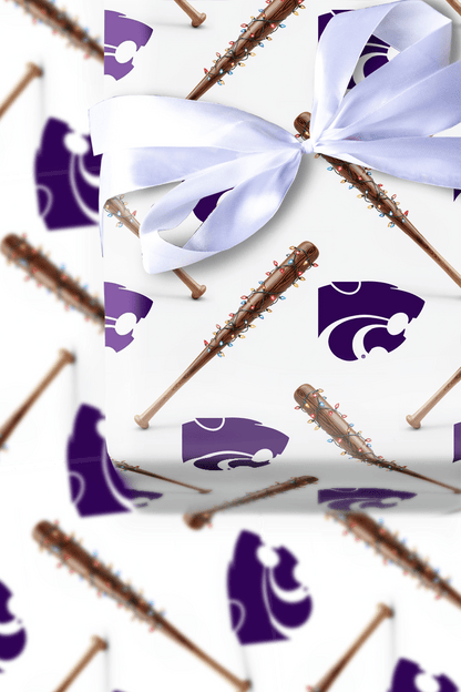 Wildcat Holiday Sluggers - Wrapping Paper - Aspen & Arlo