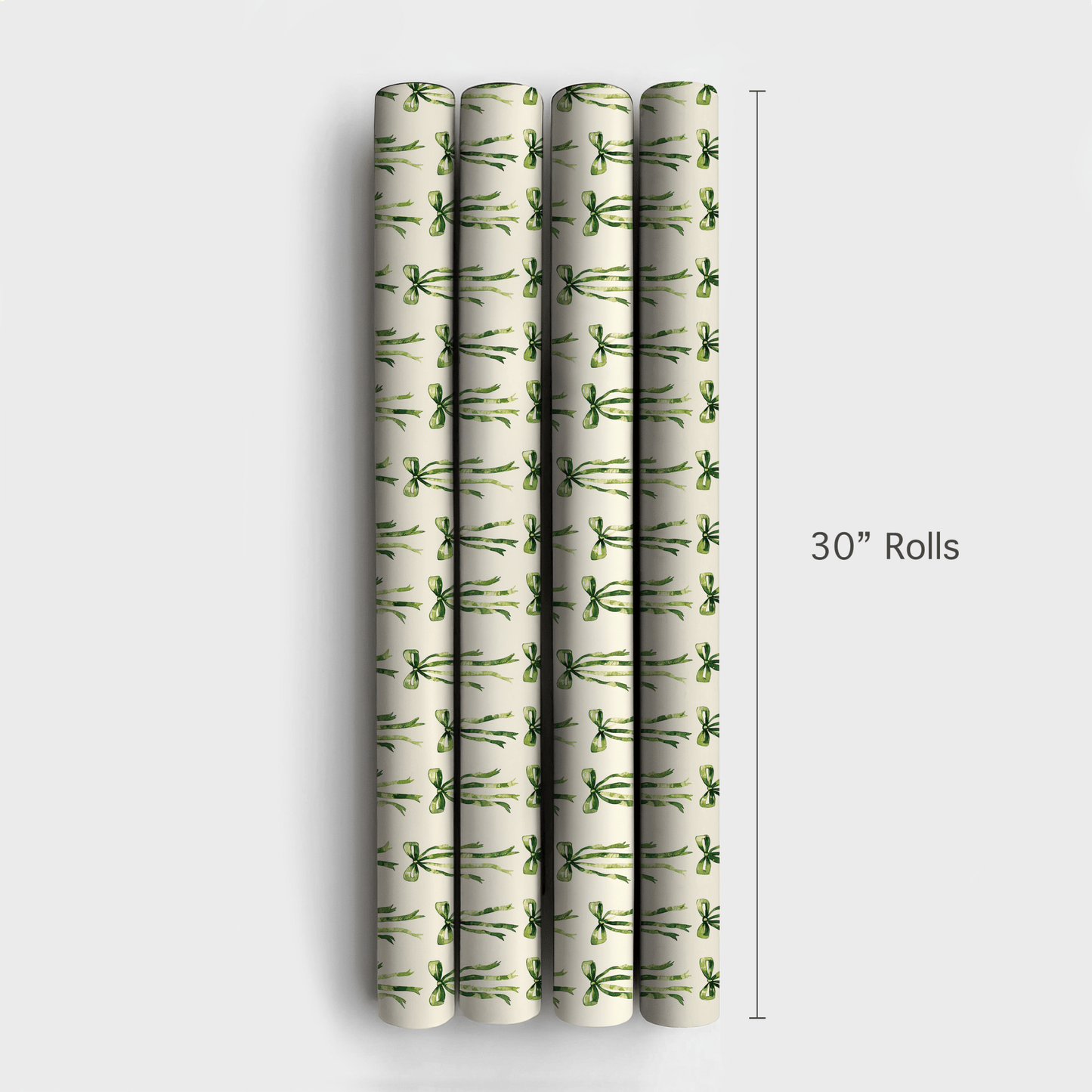 Emerald Bow - Wrapping Paper - Aspen & Arlo