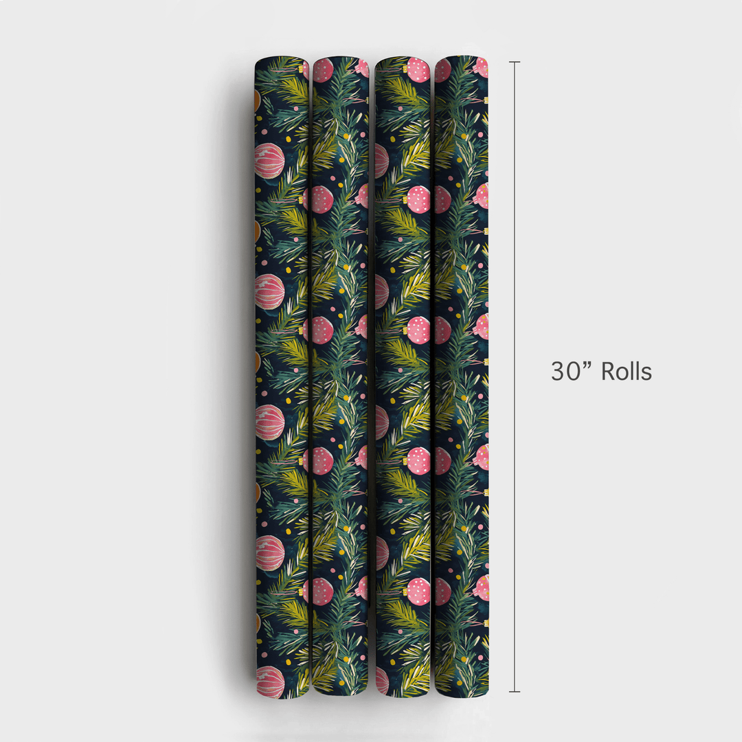 Ornaments on the Tree - Wrapping Paper - Aspen & Arlo