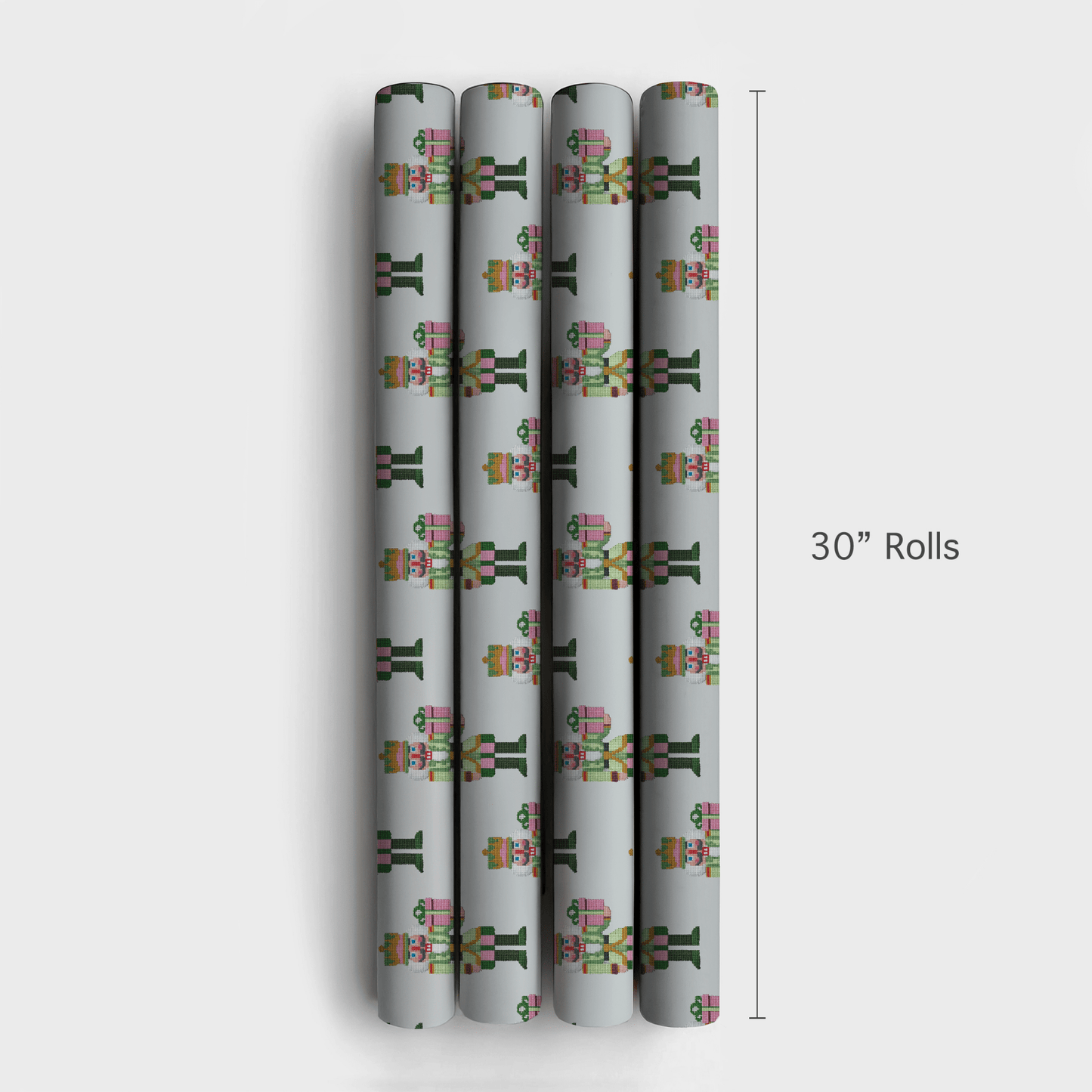 Nutcracker Needlepoint - Wrapping Paper - Aspen & Arlo