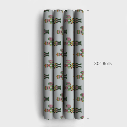 Nutcracker Needlepoint - Wrapping Paper - Aspen & Arlo