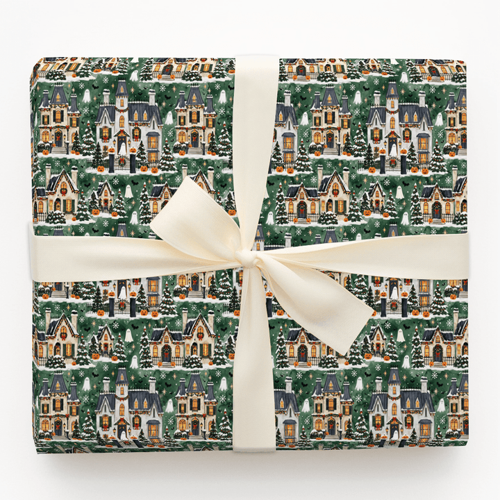 Haunted Hamlet - Wrapping Paper - Aspen & Arlo