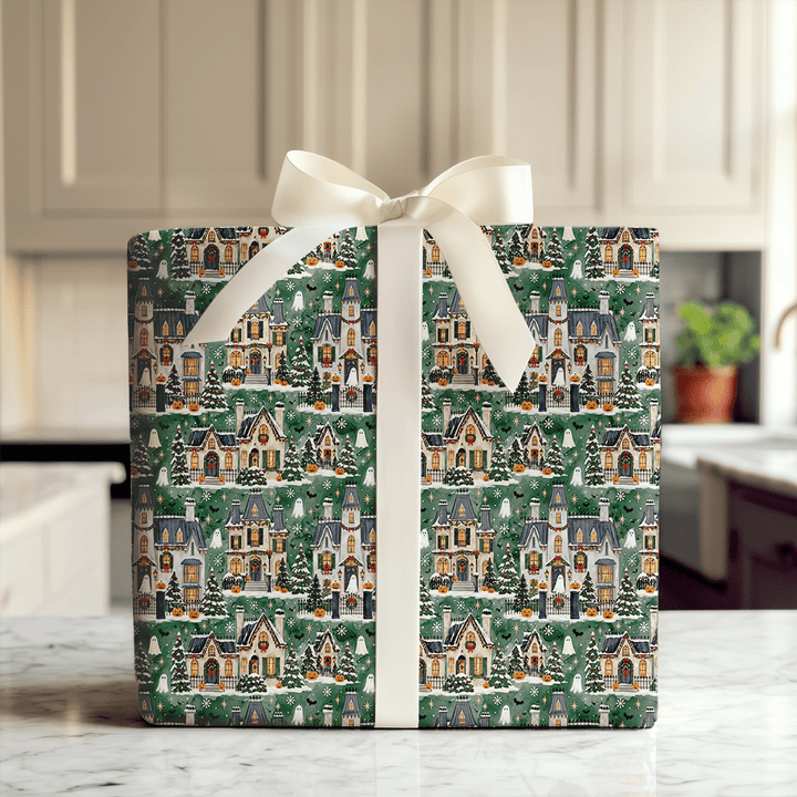 Haunted Hamlet - Wrapping Paper - Aspen & Arlo