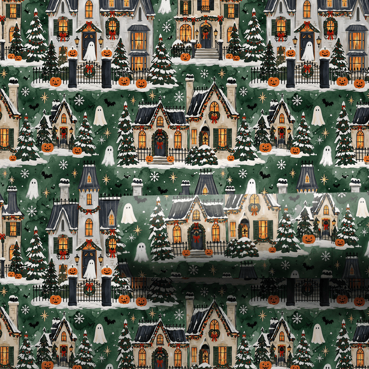 Haunted Hamlet - Wrapping Paper - Aspen & Arlo