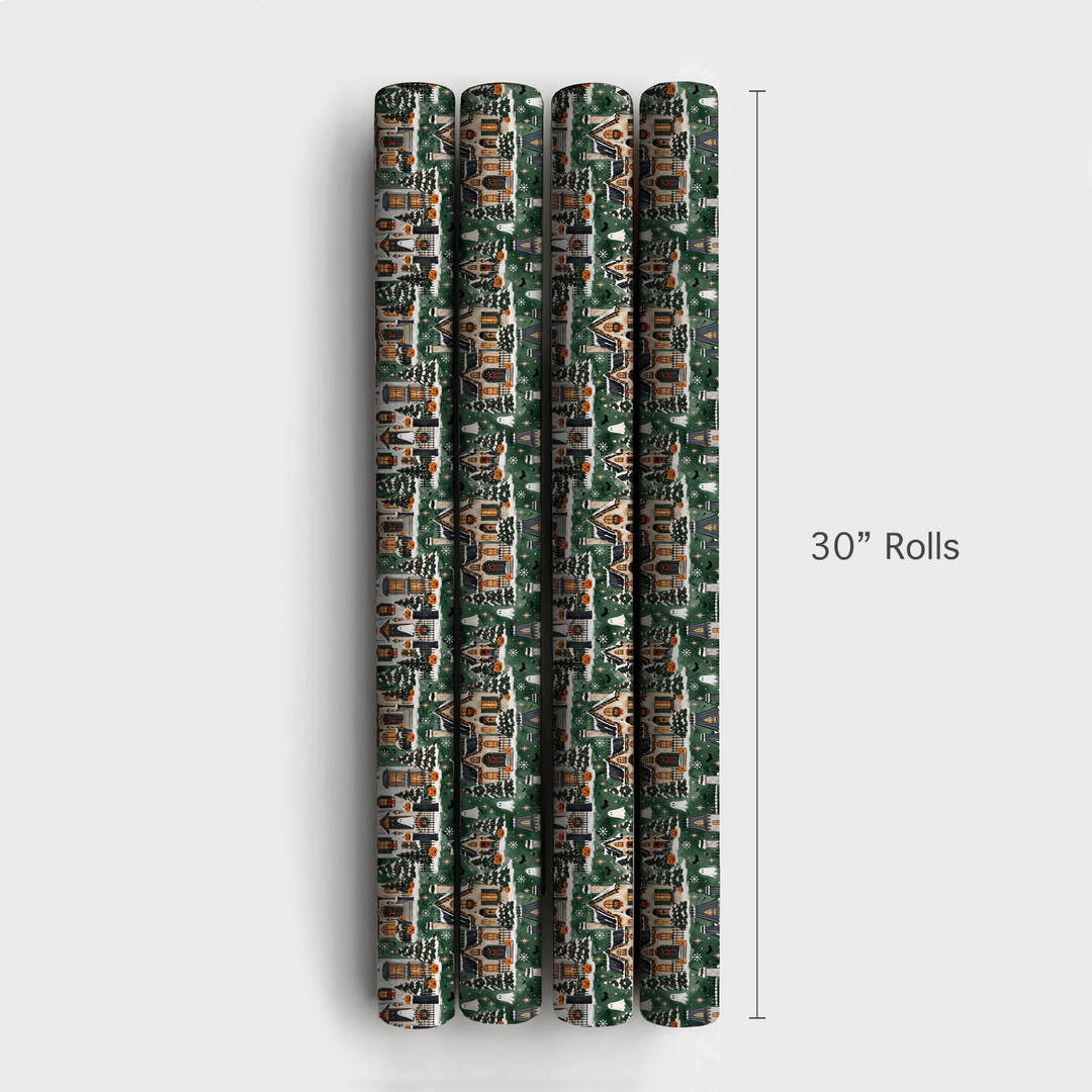 Haunted Hamlet - Wrapping Paper - Aspen & Arlo