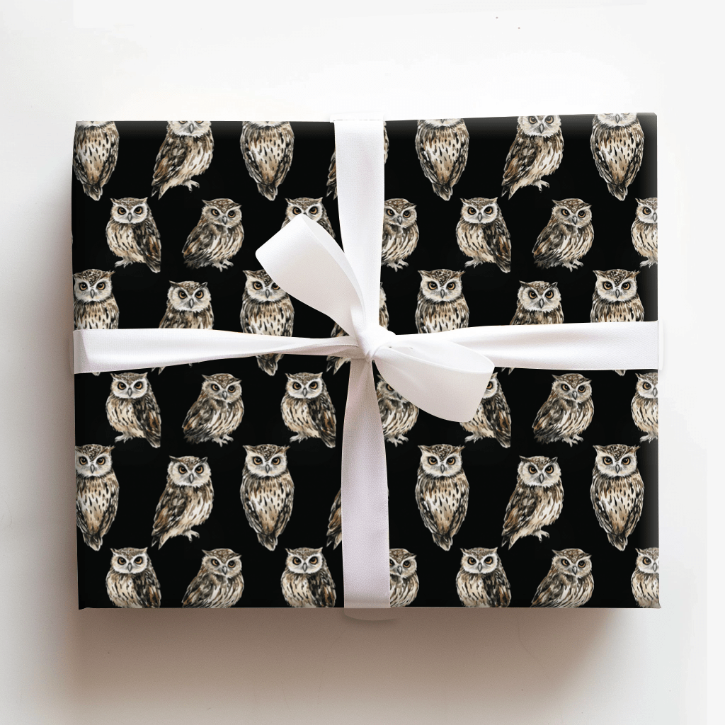 Know It Owl - Wrapping Paper - Aspen & Arlo