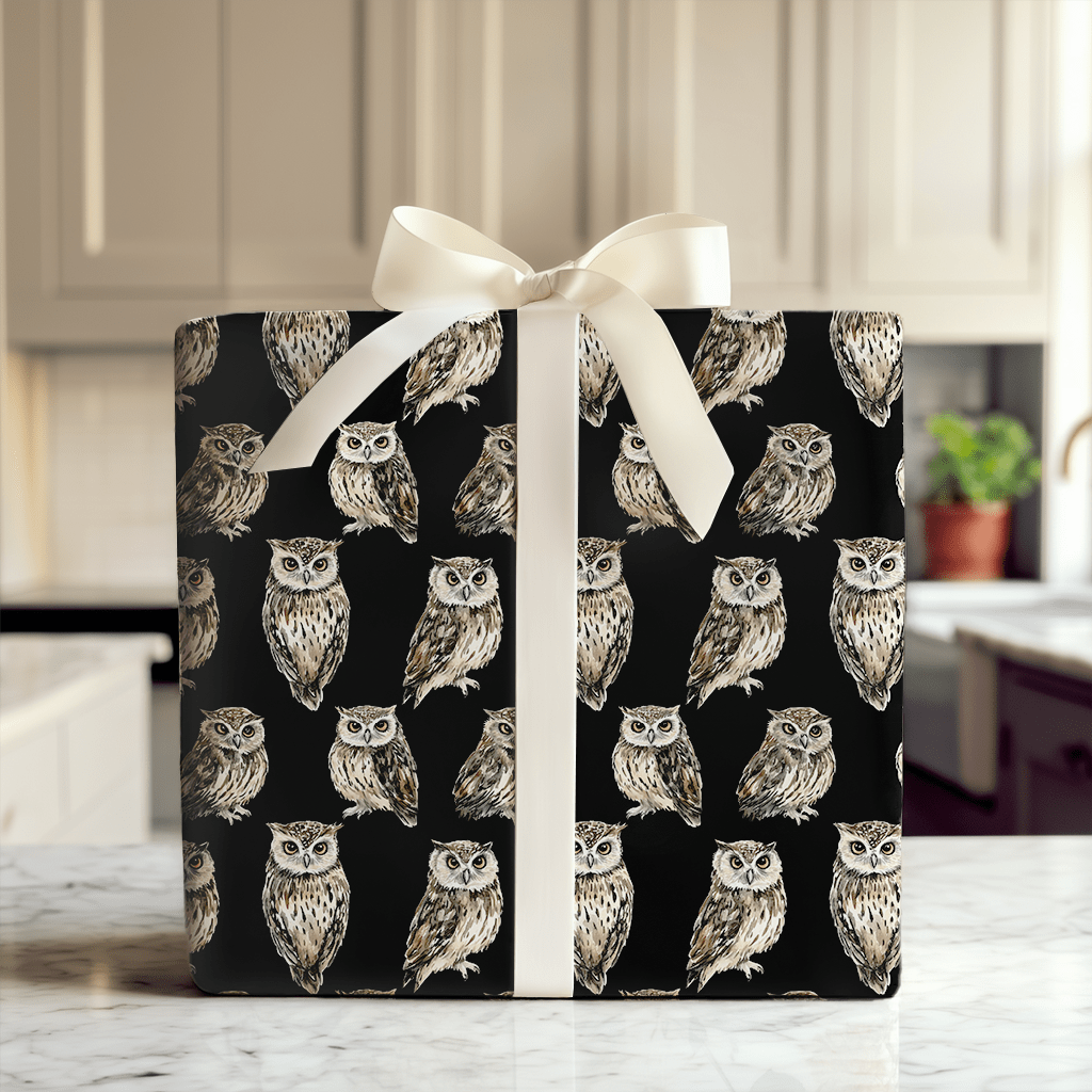 Know It Owl - Wrapping Paper - Aspen & Arlo