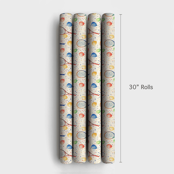 Tennis Party - Wrapping Paper - Aspen & Arlo