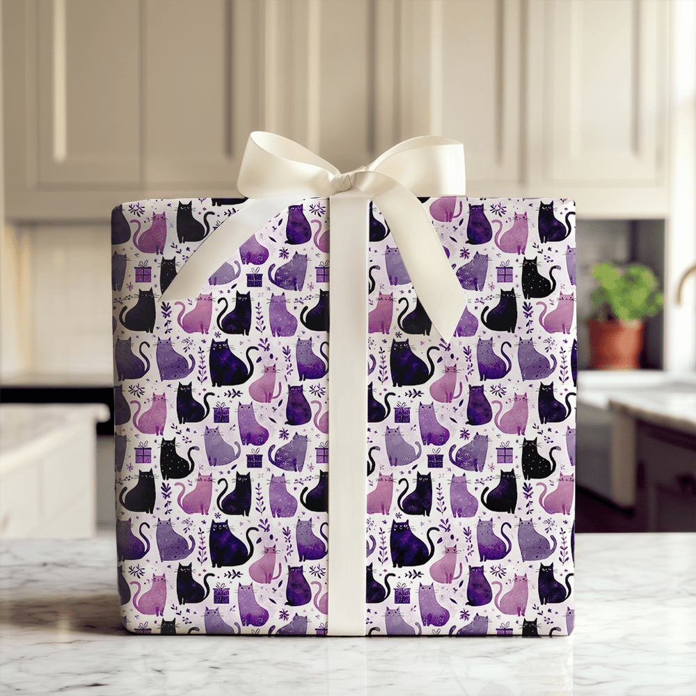 Poised in Purple - Wrapping Paper - Aspen & Arlo