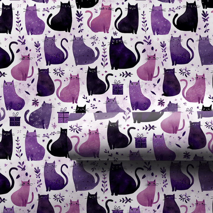 Poised in Purple - Wrapping Paper - Aspen & Arlo