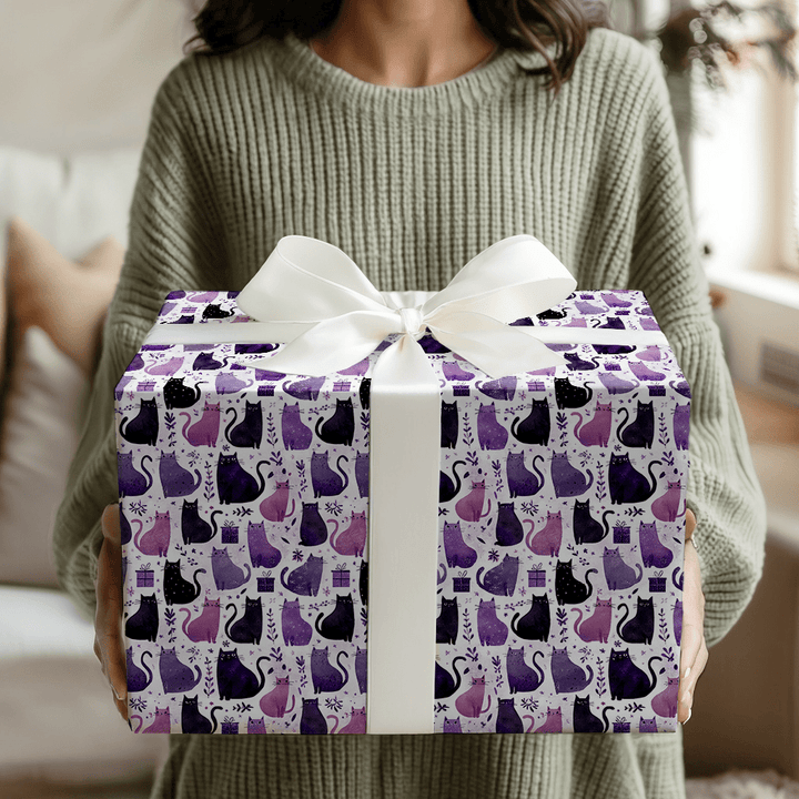 Poised in Purple - Wrapping Paper - Aspen & Arlo