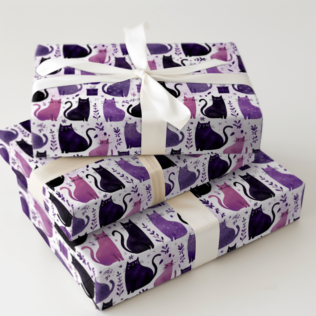 Poised in Purple - Wrapping Paper - Aspen & Arlo