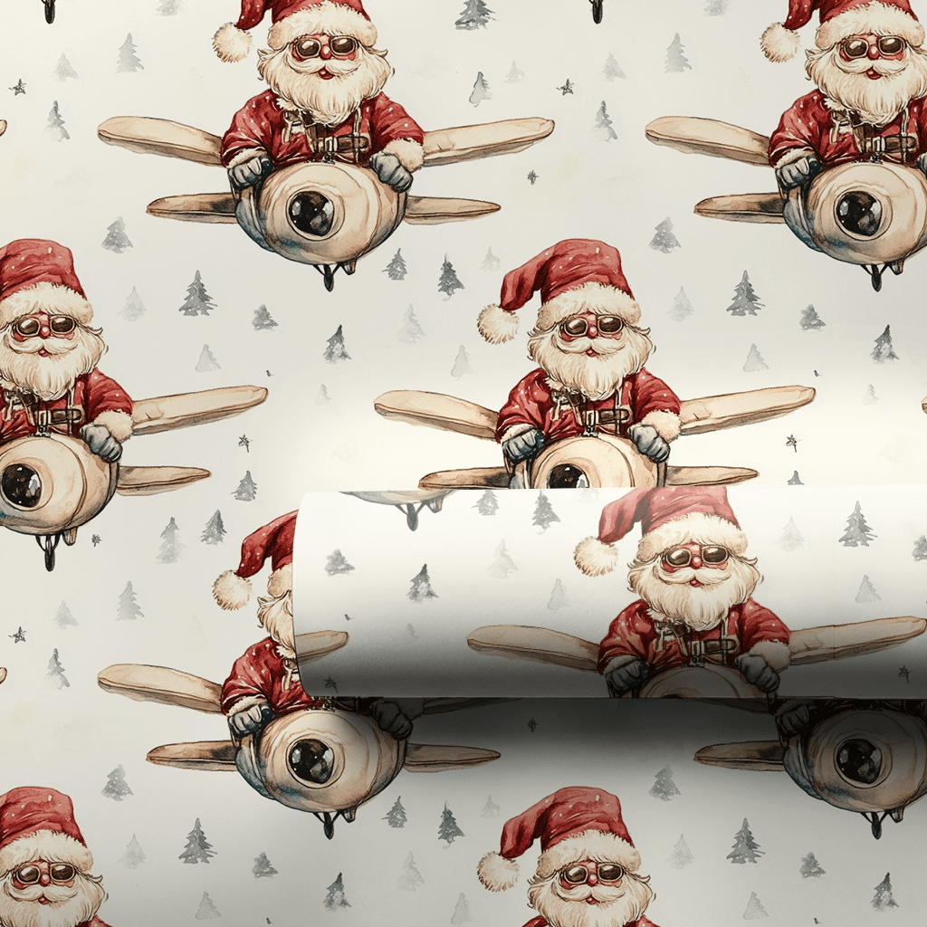 Sleigh Rider - Wrapping Paper - Aspen & Arlo