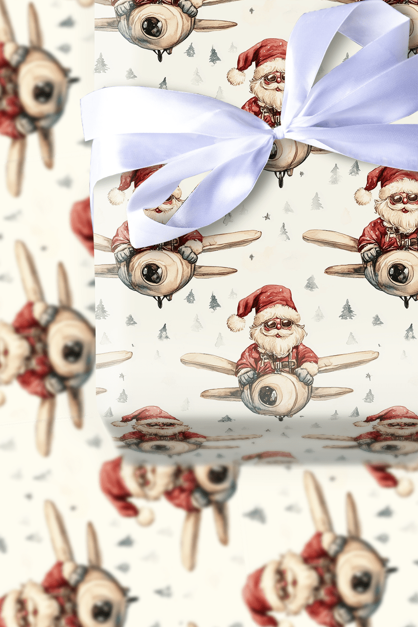 Sleigh Rider - Wrapping Paper - Aspen & Arlo