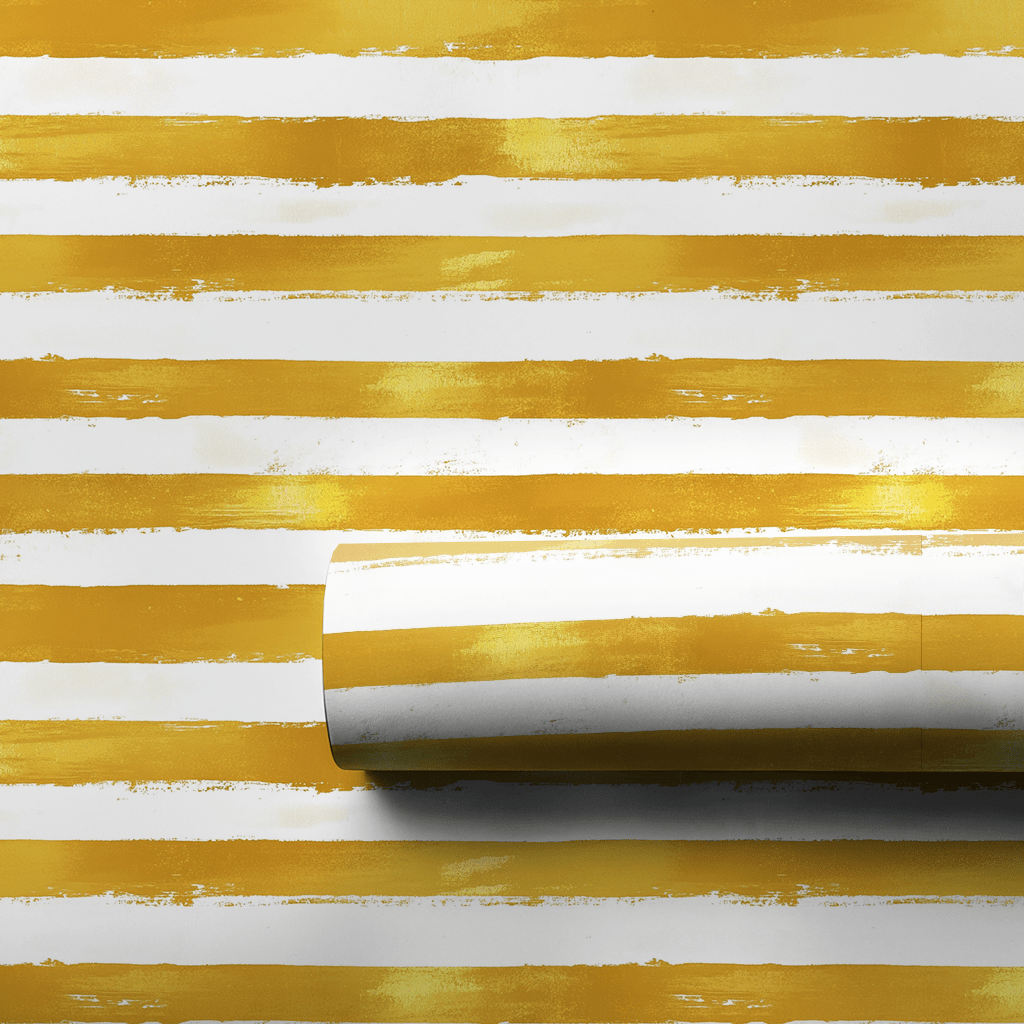 Honeyed Stripes - Wrapping Paper - Aspen & Arlo
