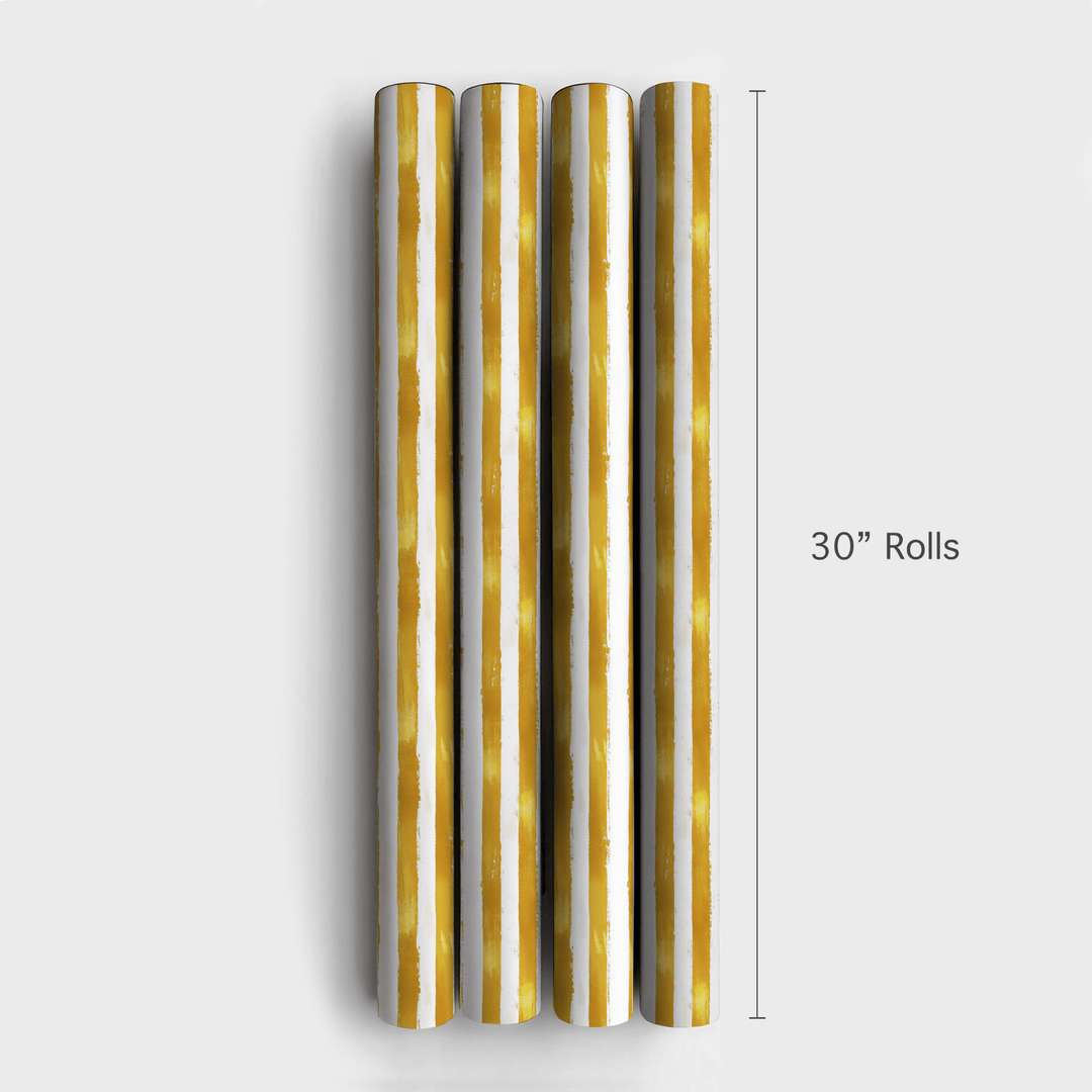 Honeyed Stripes - Wrapping Paper - Aspen & Arlo