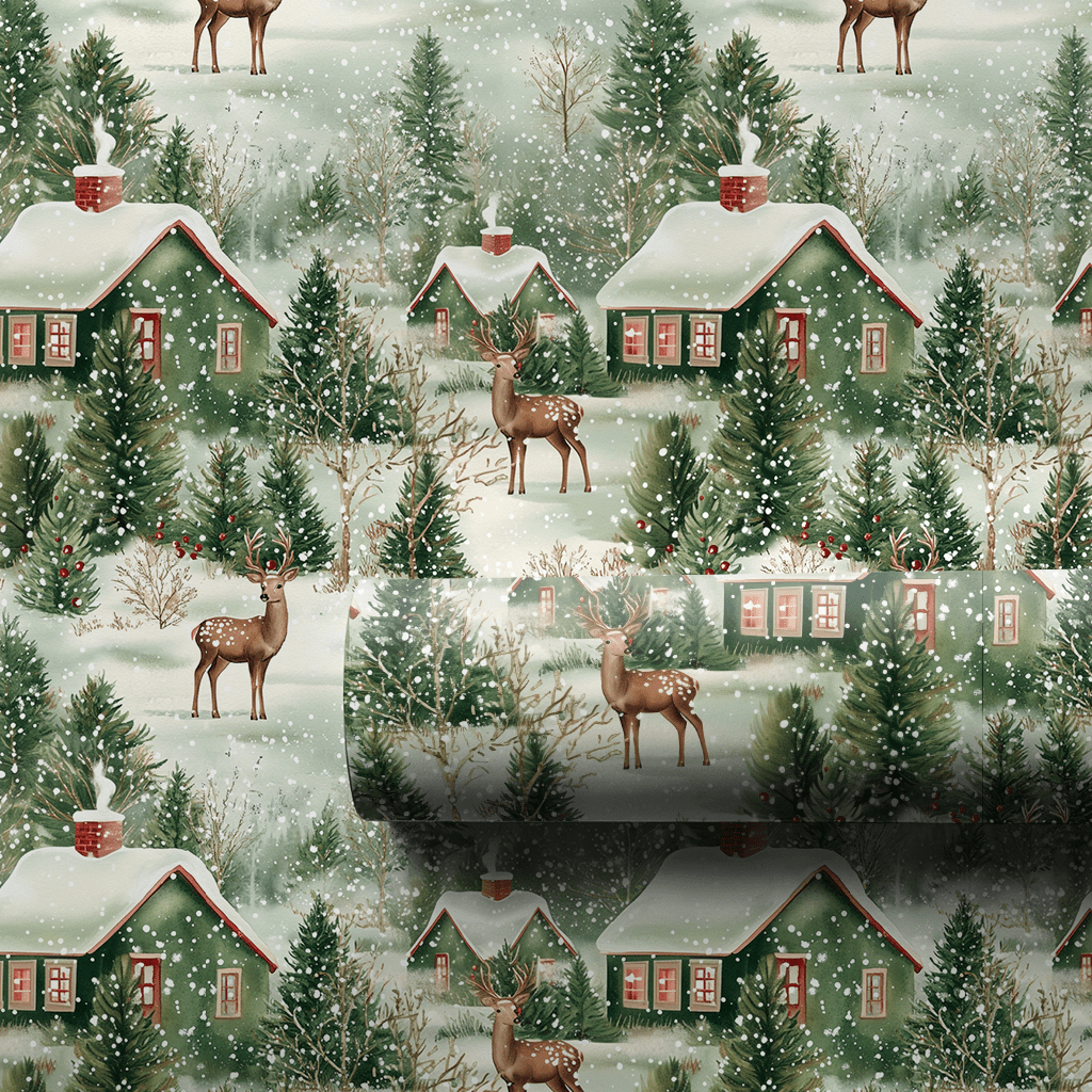 Country Deer - Wrapping Paper - Aspen & Arlo