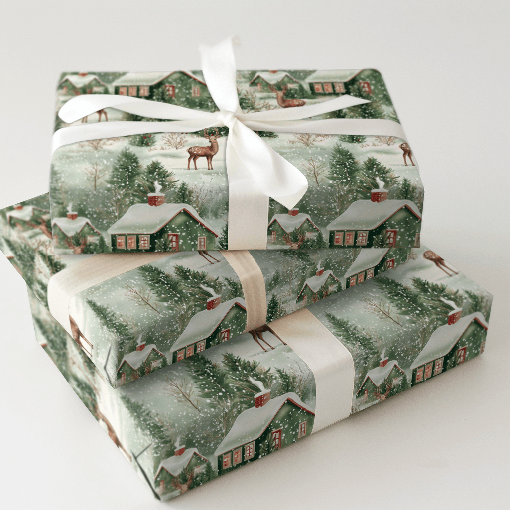Country Deer - Wrapping Paper - Aspen & Arlo