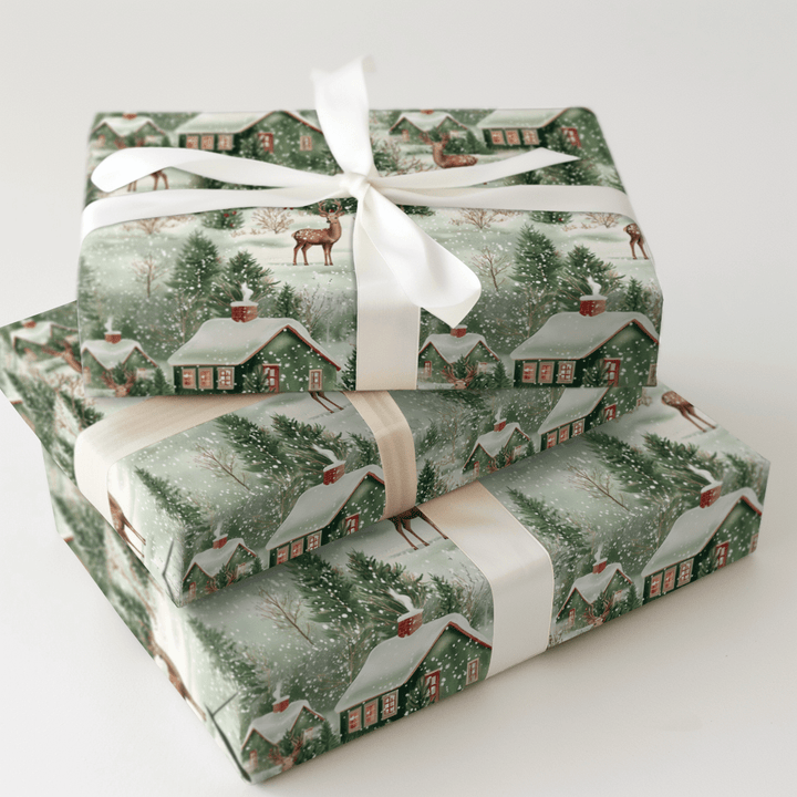 Country Deer - Wrapping Paper - Aspen & Arlo