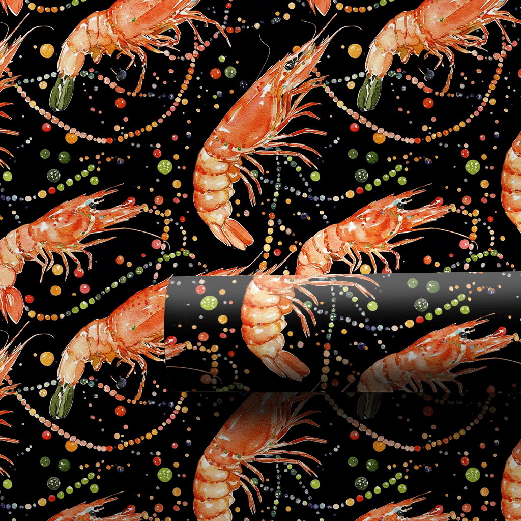 Merry Shrimpmas - Wrapping Paper - Aspen & Arlo